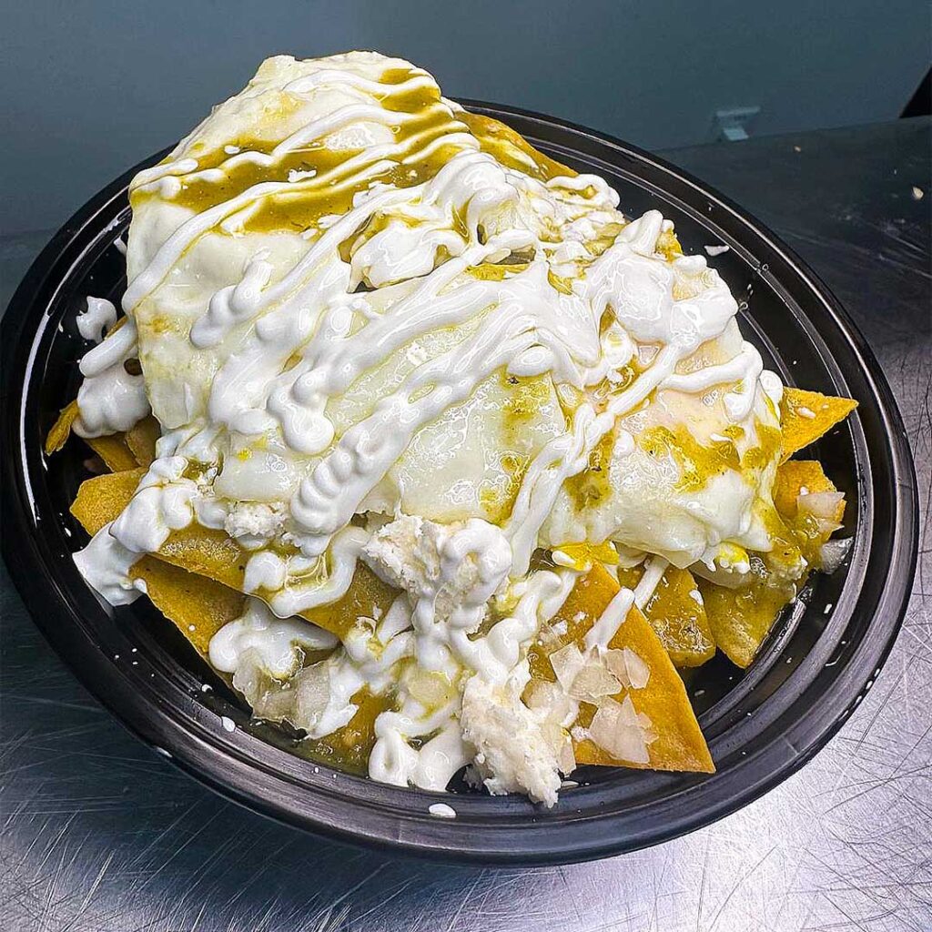 Green-chilaquiles