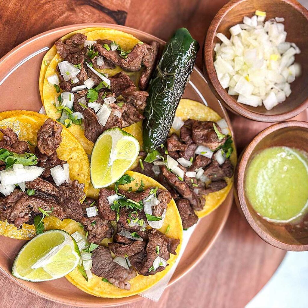 Tacos de asada