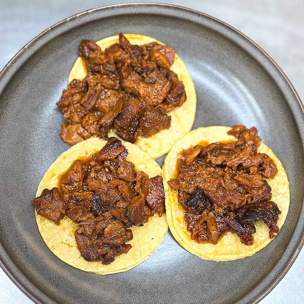 Tacos de chicharron